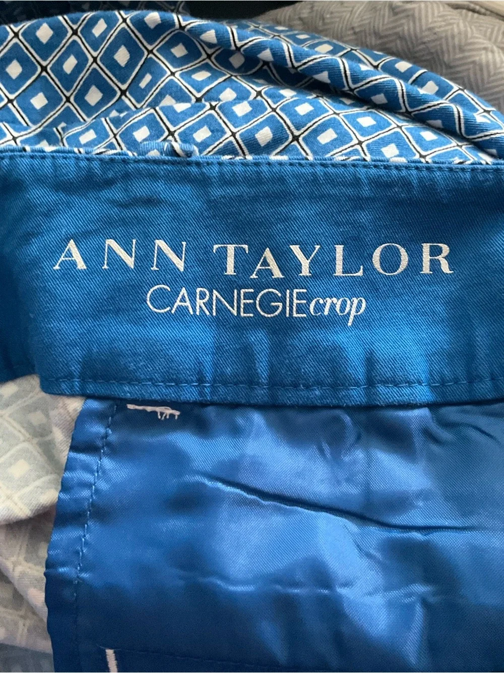 Ann Taylor Carnegie Cropped Ankle Pants